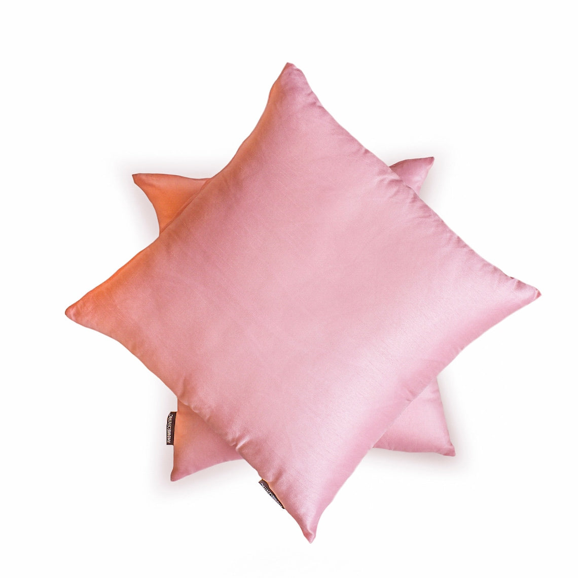 Beige Luxury - Beige Art Silk Throw Pillow Cover Pack Of 2