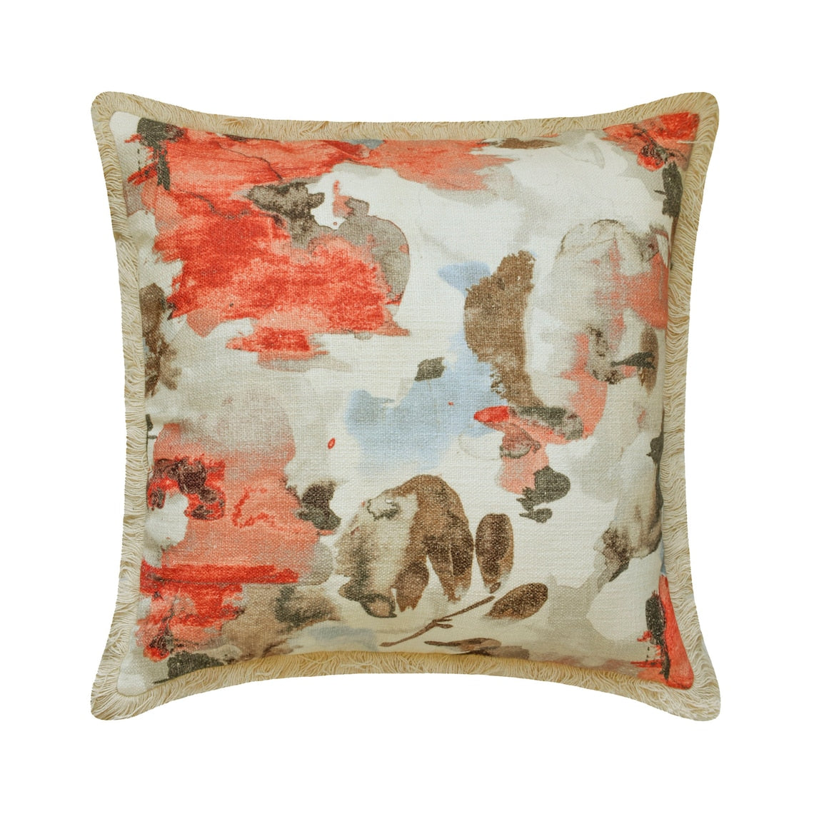Watercolor Visions Throw Pillow Cover
