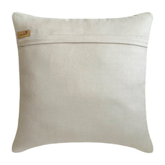 Sterling Hide - Silver Faux Leather Throw Pillow Cover