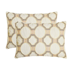 Penina - Ivory Cotton Linen Lumbar Pillow Cover