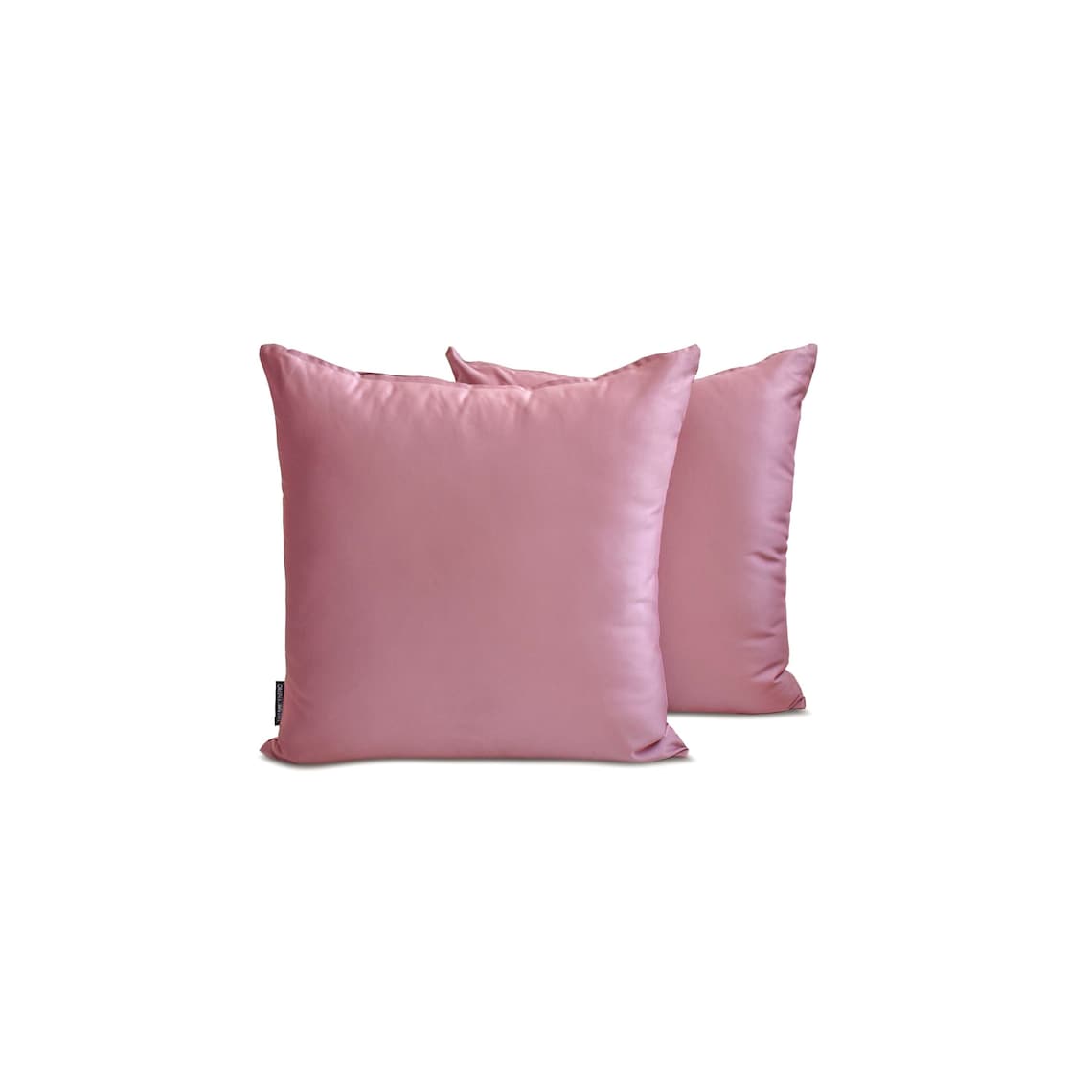Muave Slub Satin Throw Pillow Cover