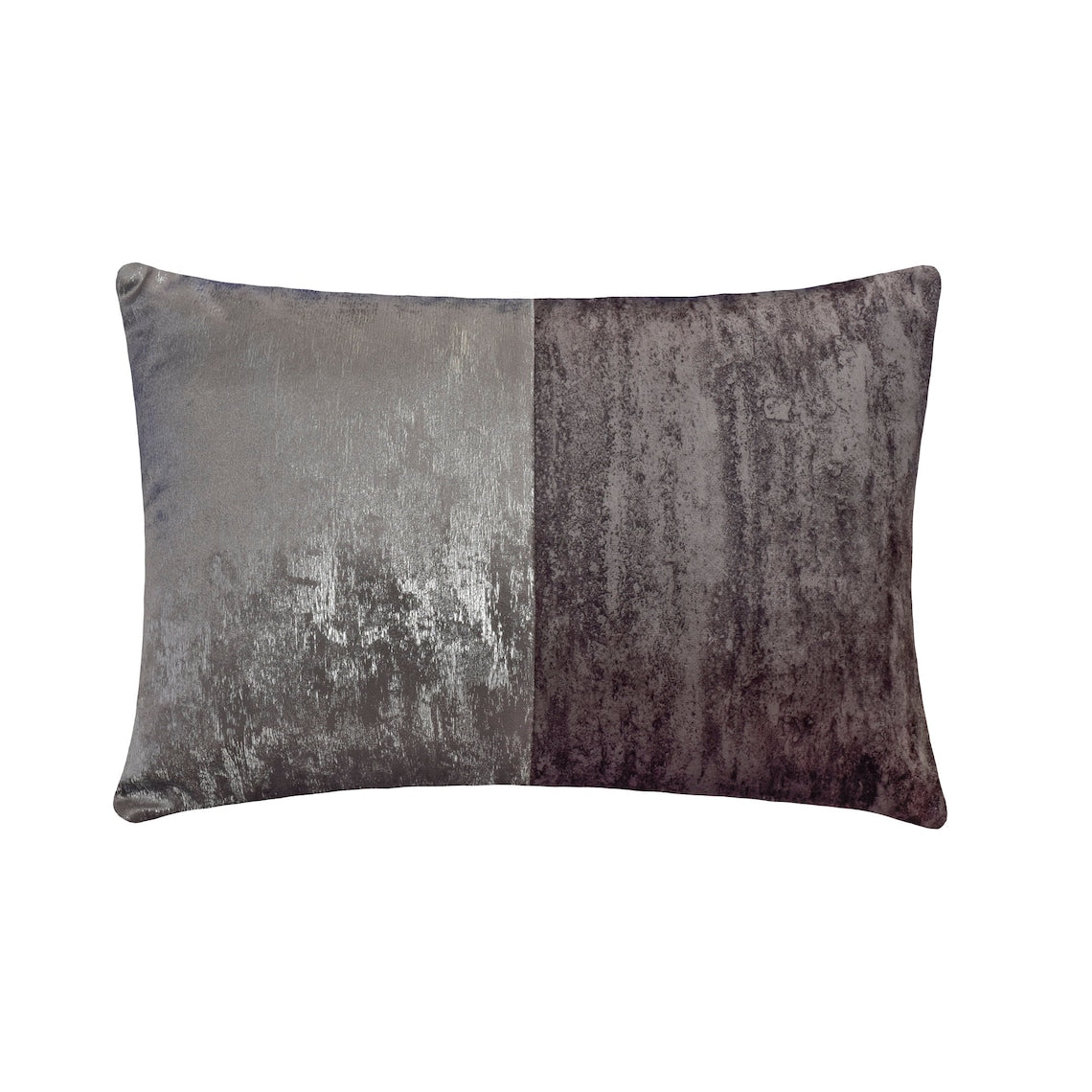 Silver Glint Lumbar Pillow Cover
