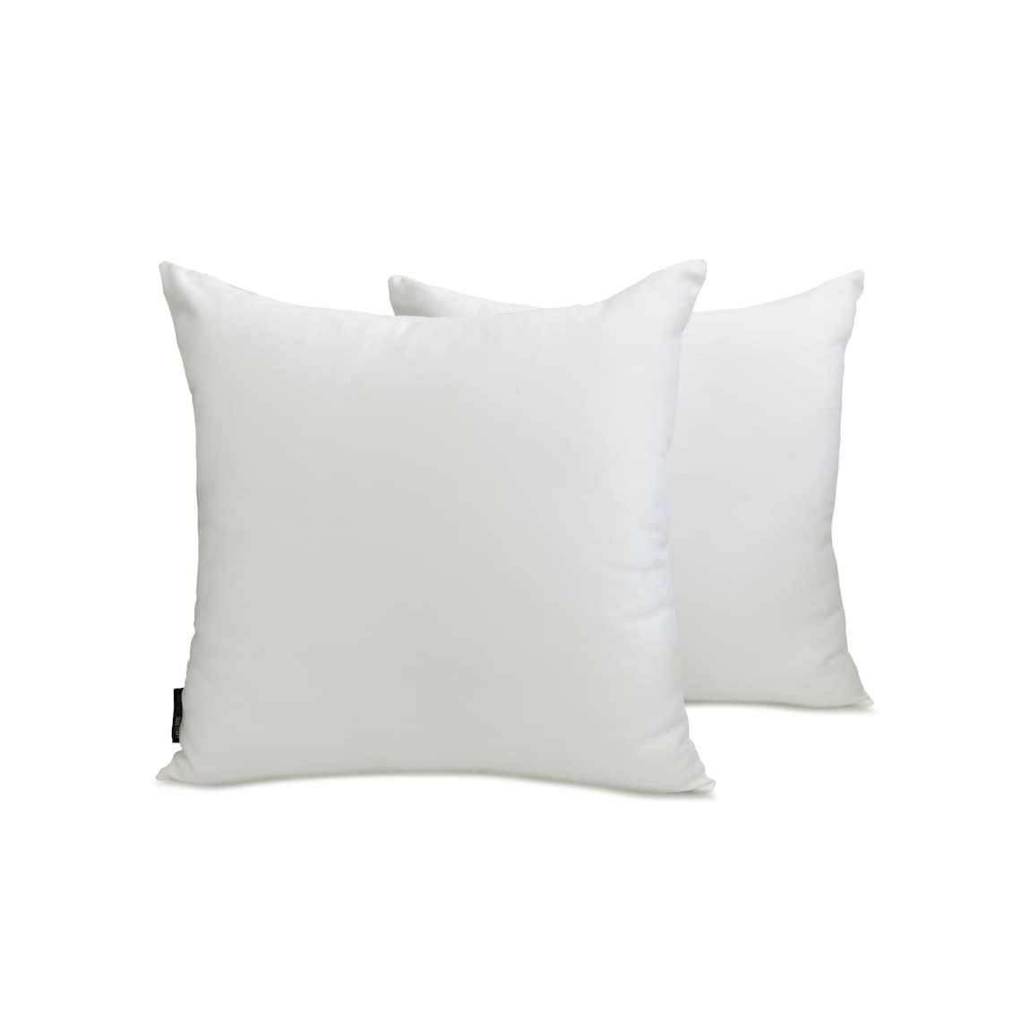 Off White Slub Satin Throw Pillow Cover