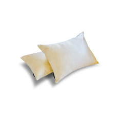 Cream Satin Slub - Cream Satin Lumbar Pillow Cover