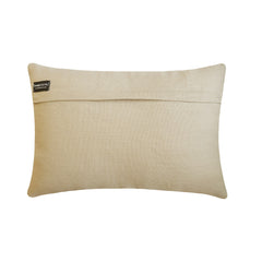Lace Serenade - Beige Linen Lumbar Pillow Cover