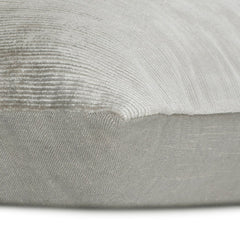 Cozy Cord Taupe - Taupe Corduroy & Linen Throw Pillow Cover