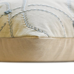 Juliette - Beige Linen Throw Pillow Cover
