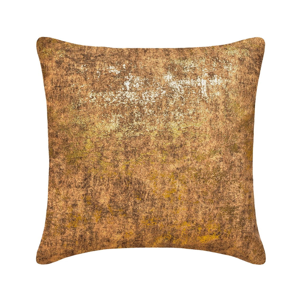 Gold Gilded Glamour Throw Pillow Cover