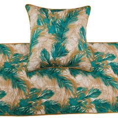 Palms Decorative Bed Runner and Pillow Cover