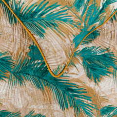 Palms Decorative Bed Runner and Pillow Cover