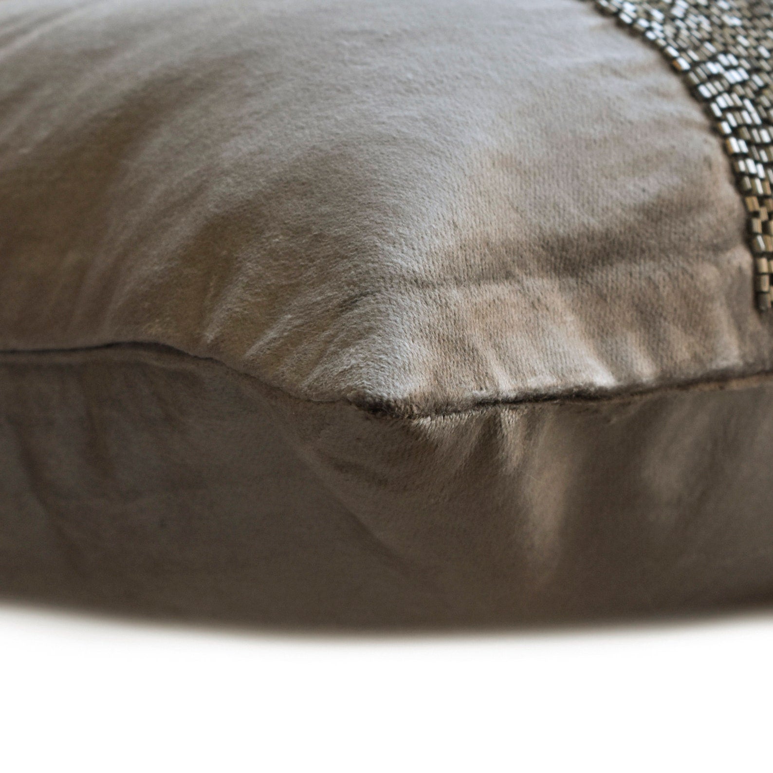 Sparkling Stripe Charcoal Lumbar Pillow Cover