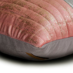 Peach Path Lumbar Pillow Cover