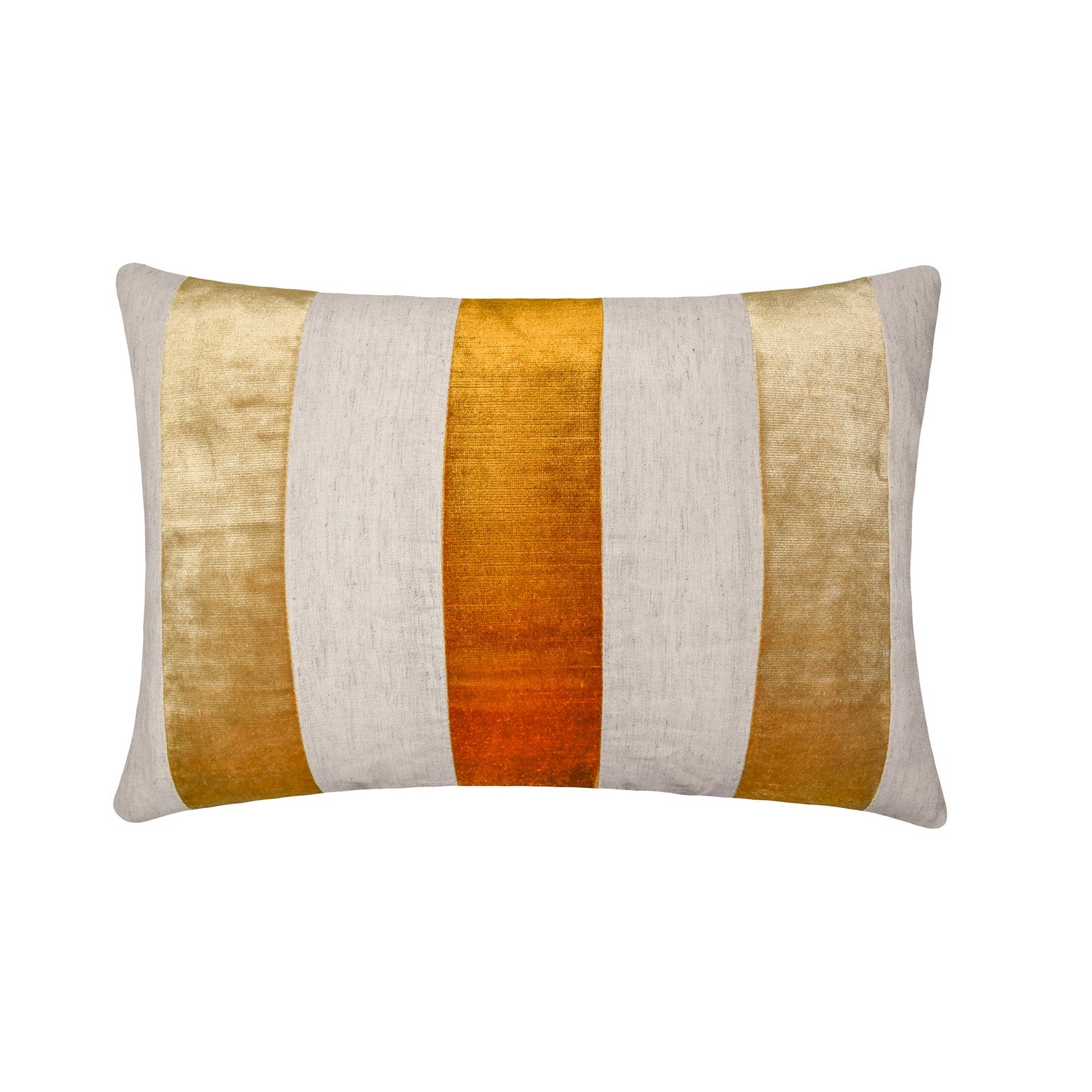 Swathe Gold Lumbar Pillow Cover