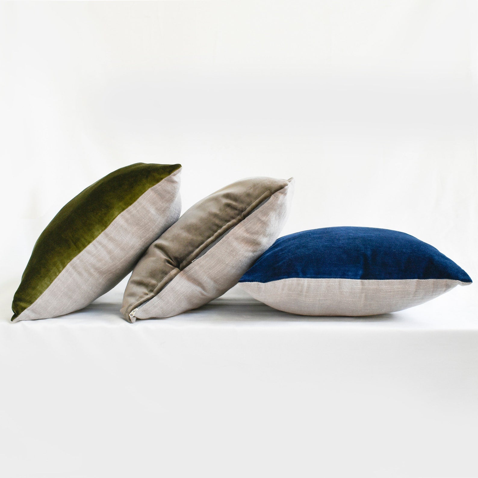 Velvet Turquoise Jules Throw Pillow Cover