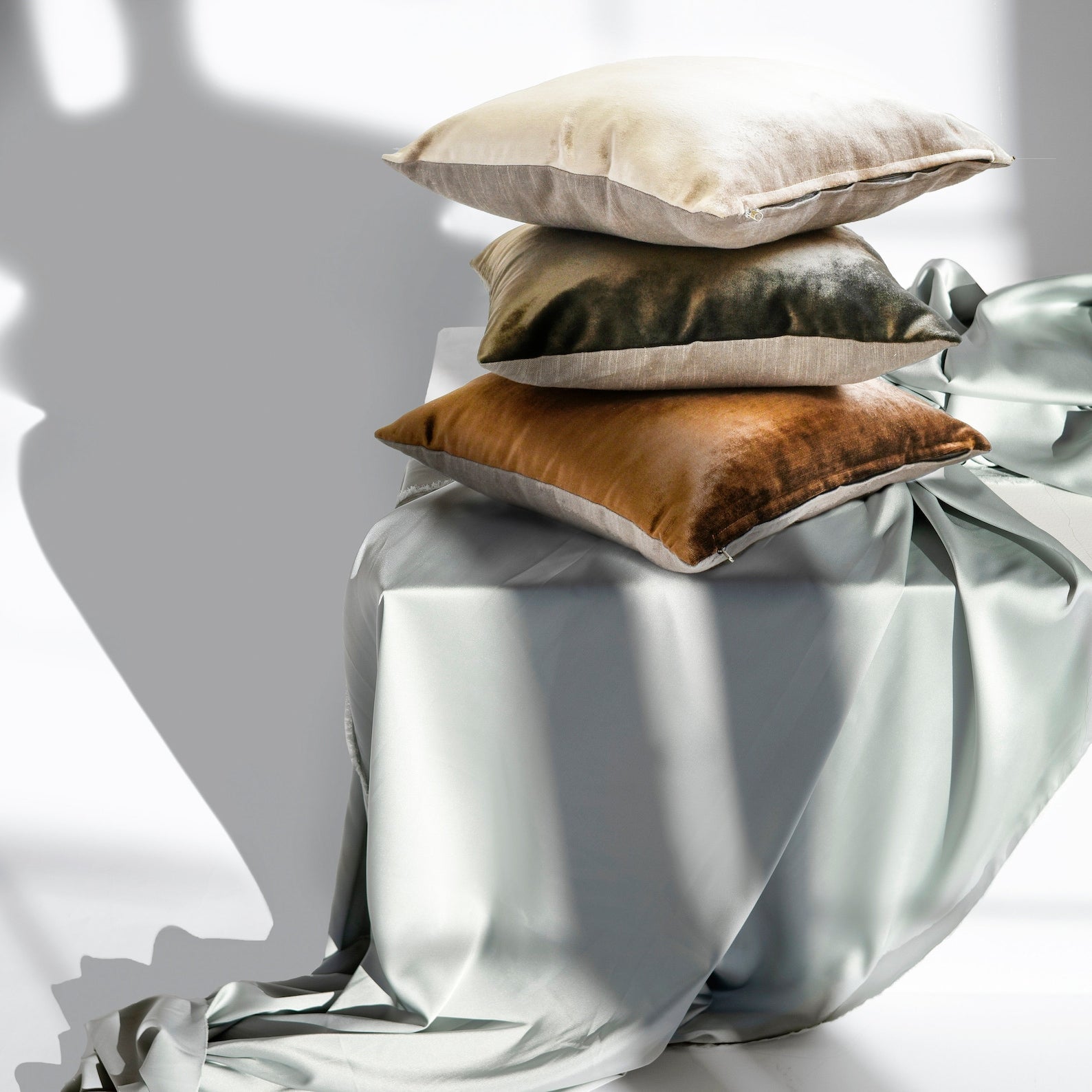 Velvet Gold Jules Throw Pillow Cover