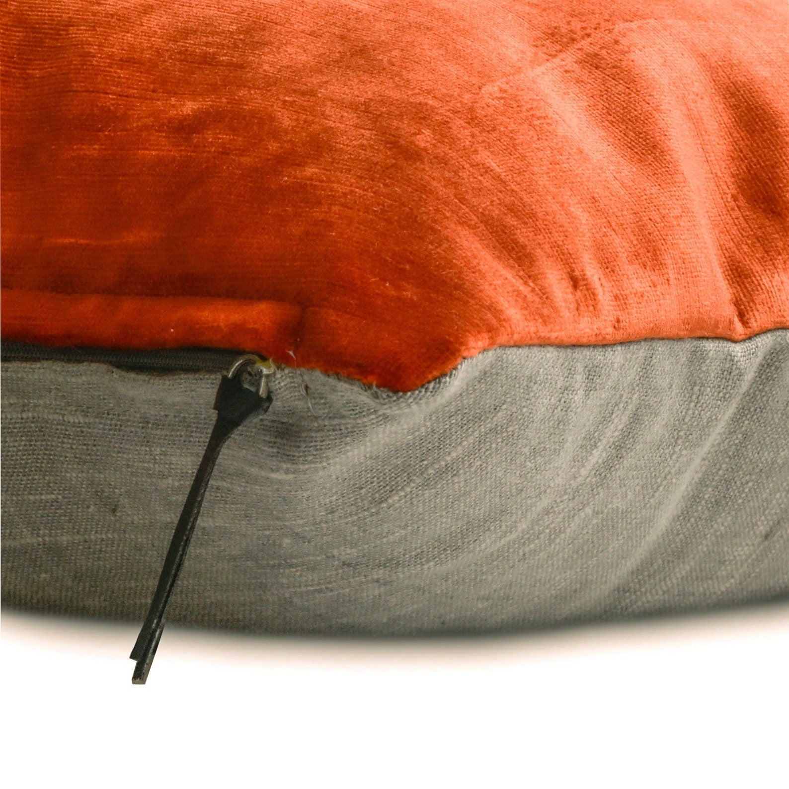 Velvet Orange Jules Decorative Euro Sham