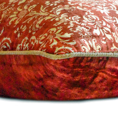 Rust Festive - Rust Velvet Decorative Euro Sham