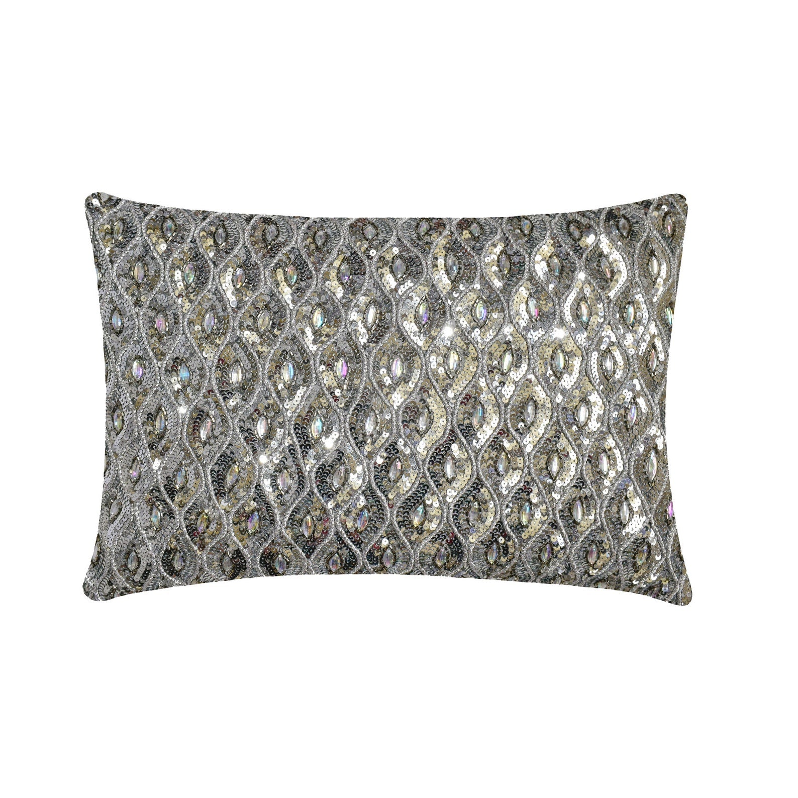 Silver Jubilee Lumbar Pillow Cover