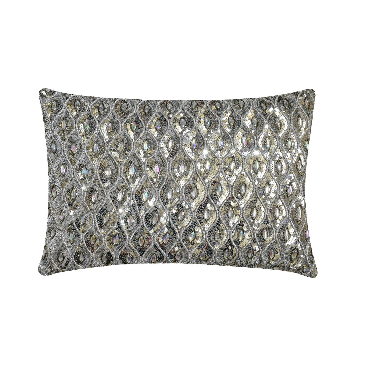 Silver Jubilee Lumbar Pillow Cover