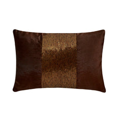 Brown Center Lumbar Pillow Cover