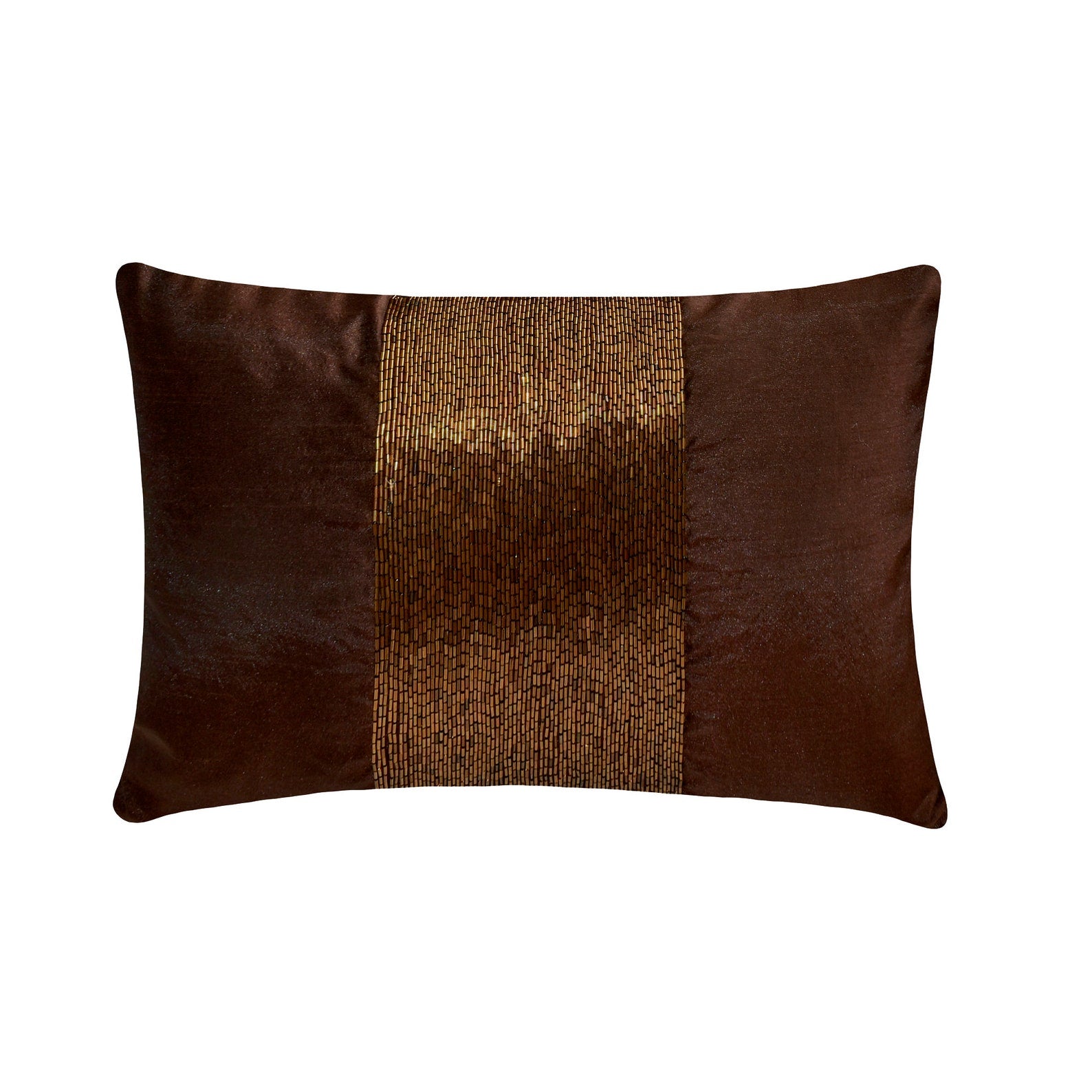 Brown Center Lumbar Pillow Cover