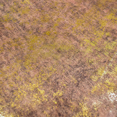 Brown Gold Foil Printed Fabric By The Yard