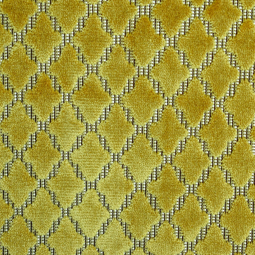 Geometric Chartreuse Velvet Fabric By The Yard – The HomeCentric