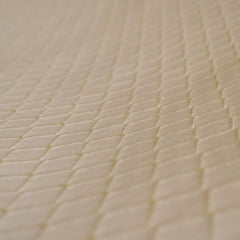 Beige Diamonds Geometric Embroidered Fabric By The Yard