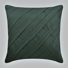 Contemporary Apple Green - Apple Green Faux Suede Decorative Euro Sham
