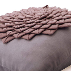 Flowerbed - Lavender Suede Decorative Euro Sham