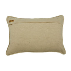 Almost Copper - Beige Linen Decorative Lumbar Pillow Cover