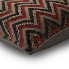 Dress Chevron Grey Silver Throw Pillow Cover