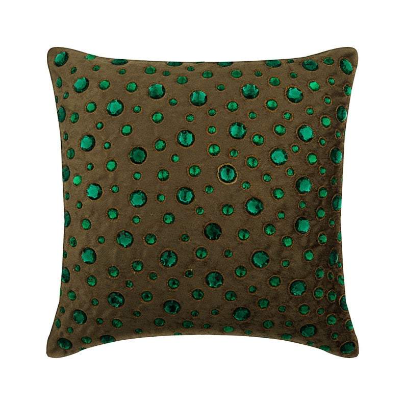 Green Gems Emerald Decorative Euro Shams