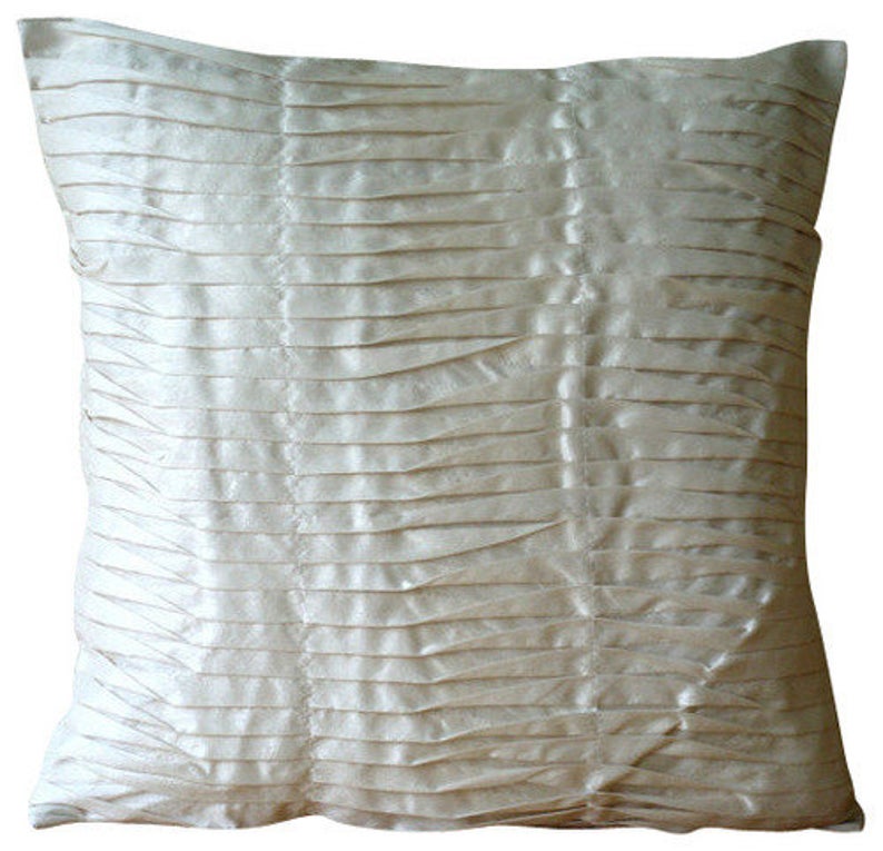 Mango Souffle - Mango Yellow Art Silk Throw Pillow Cover