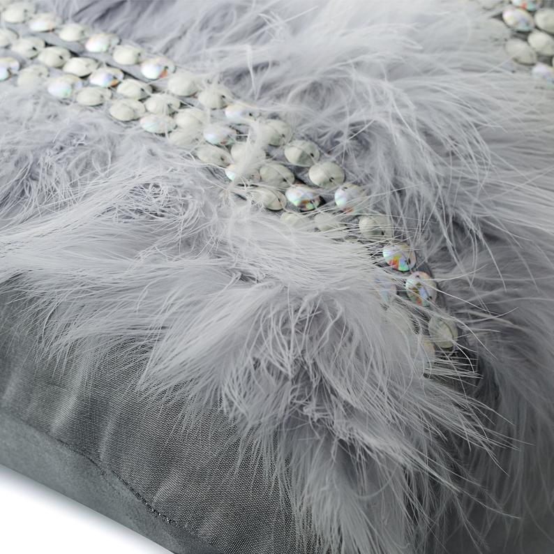 Kitty Fur Throw Pillow Cover