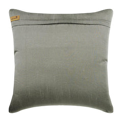 Moderno Two Zardozi Silk Throw Pillow Cover