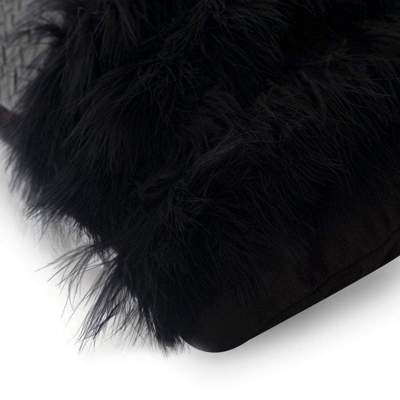 Furry World Textured Leather Euro Sham