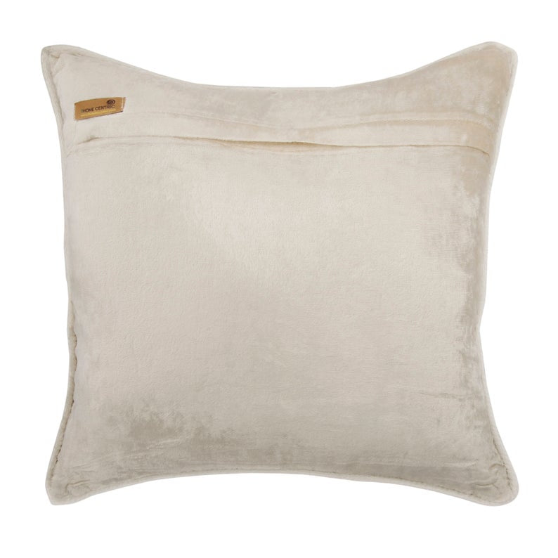 Grey Floral Beauty Velvet Throw Pillow Cover