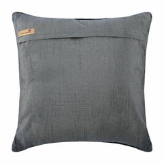 Brown Origami - Brown Jacquard Weave Throw Pillow Cover