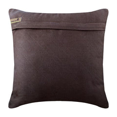 Contemporary Chocolate Brown - Chcolate Brown Faux Suede Throw Pillow Cover
