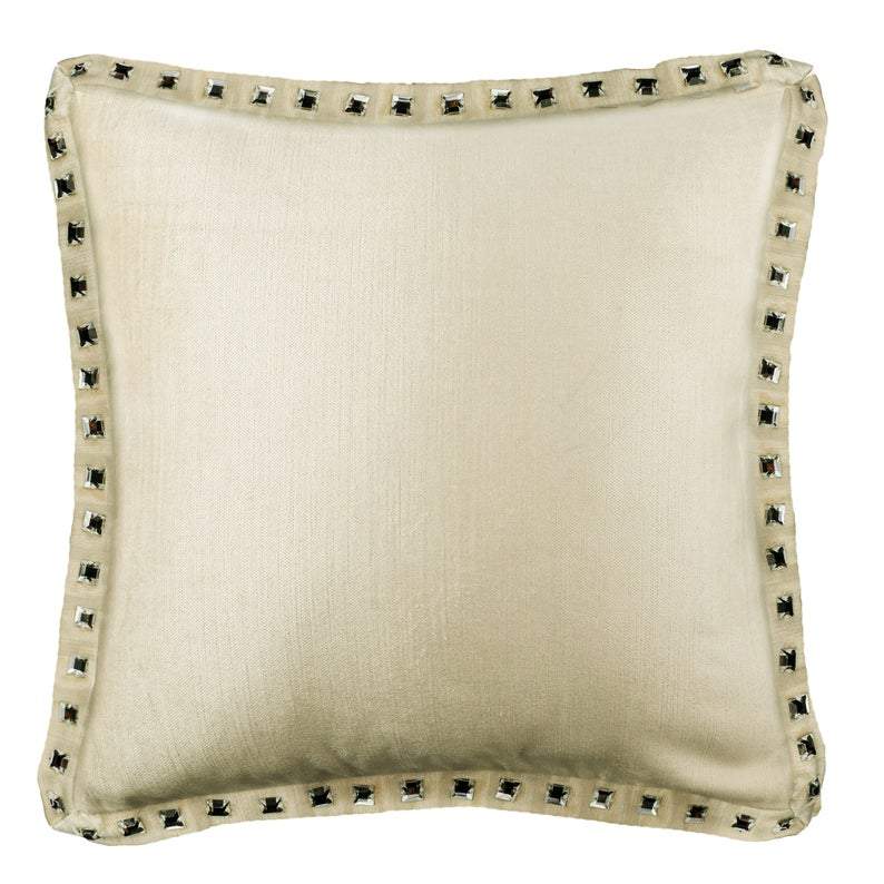 Red Crystal Palace - Red Velvet Decorative Euro Sham