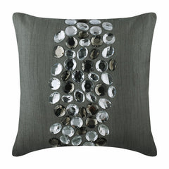 Jewels Crystals Throw Pillow Cover