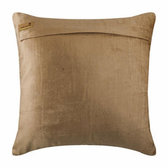 Meditation - Pearl Beige Velvet Decorative Euro Sham
