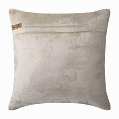 Mimosa Yellow Leaves - Mimosa Yellow Burnout Velvet Decorative Euro Sham