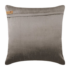 Peach Waters - Silver Art Silk Throw Pillow Cover
