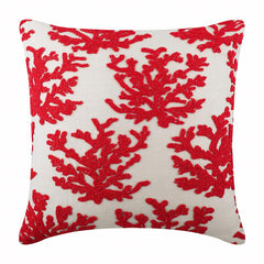Red Corals Euro Sham