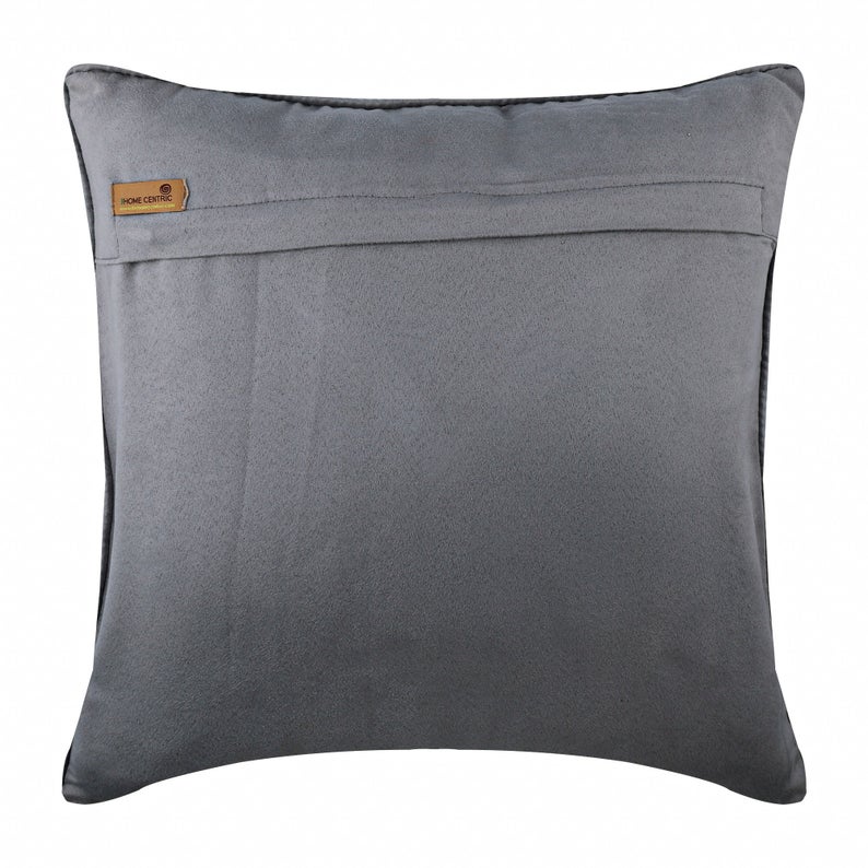 Silver Safari Animal Throw Pillow Cover