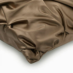 Satin Days Knotted Throw Pillow Cover