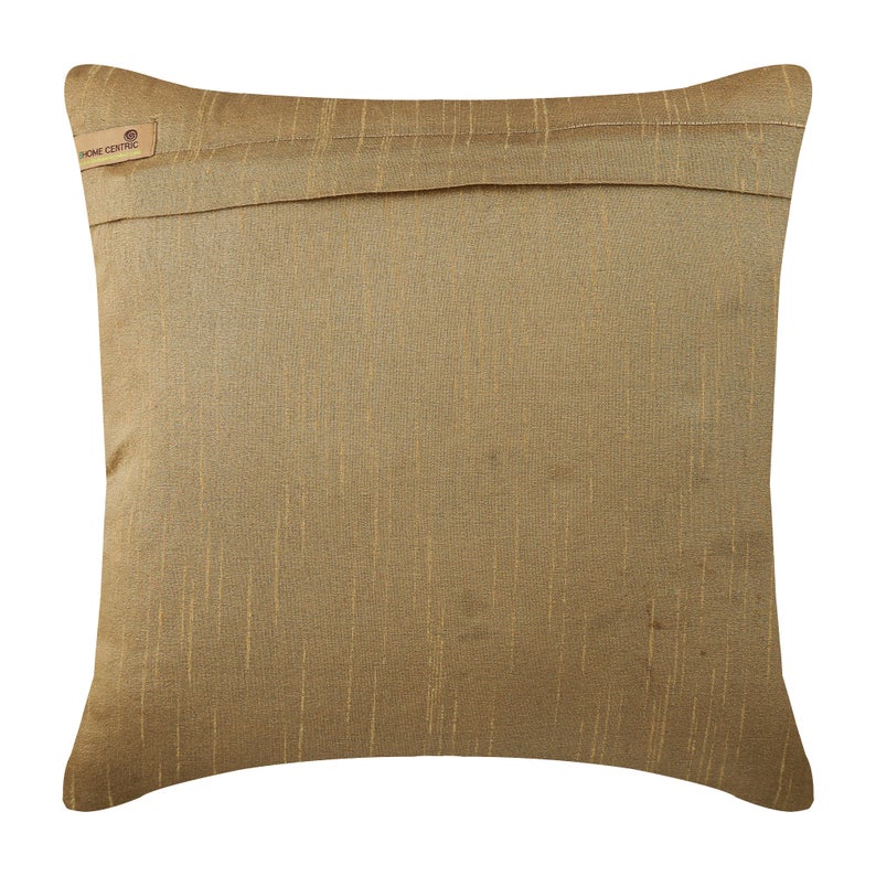 Gold Old Times Lattice Throw Pillow Cover