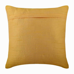 Mango Souffle - Mango Yellow Art Silk Decorative Euro Sham